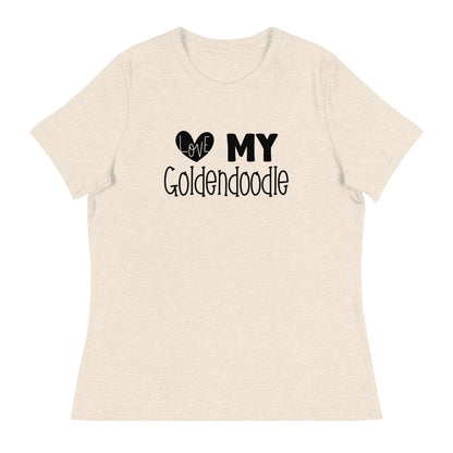 Love My Goldendoodle Women's Relaxed T Shirt