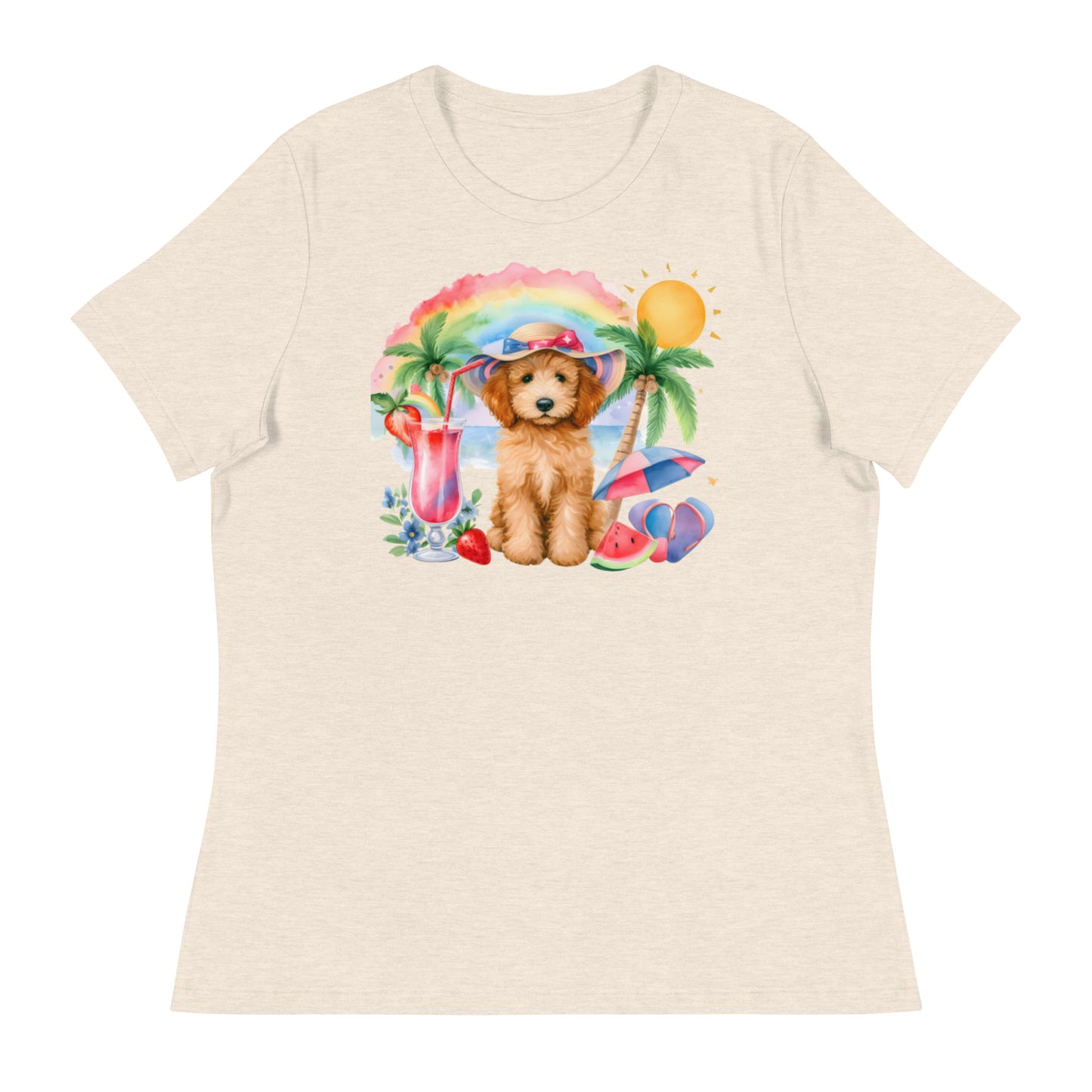 Puppy Beach Women's Relaxed T Shirt