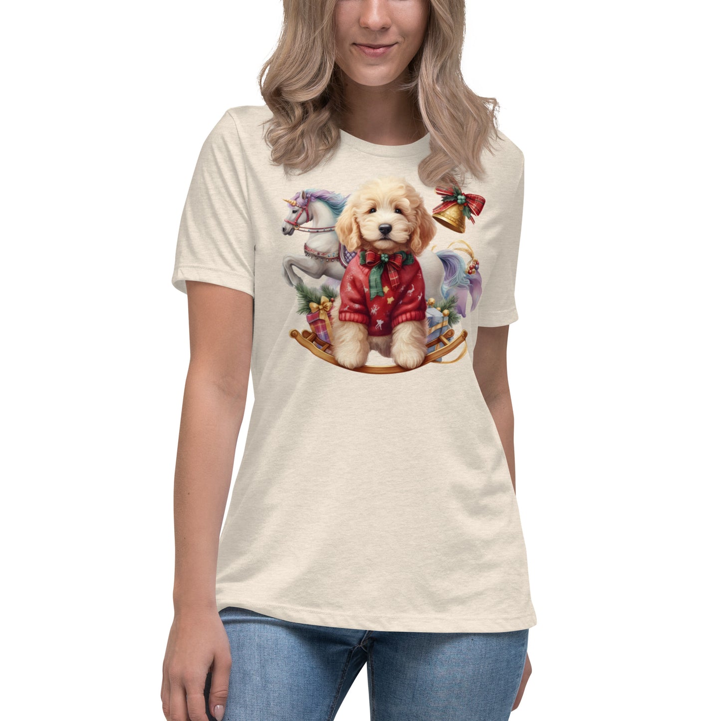 Christmas Doodle Women's Relaxed T Shirt