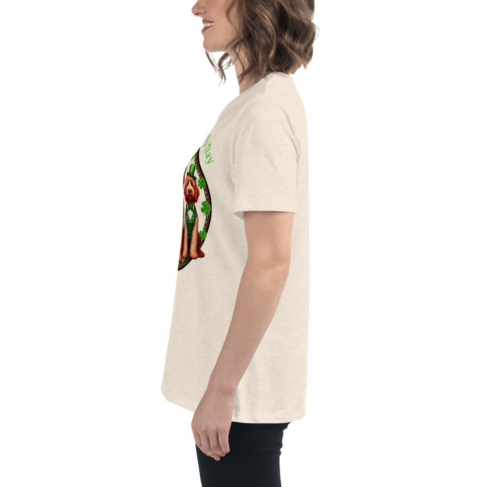 Doodle St. Patrick's Day - Bella Women's Relaxed T Shirt