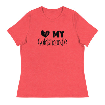 Love My Goldendoodle Women's Relaxed T Shirt