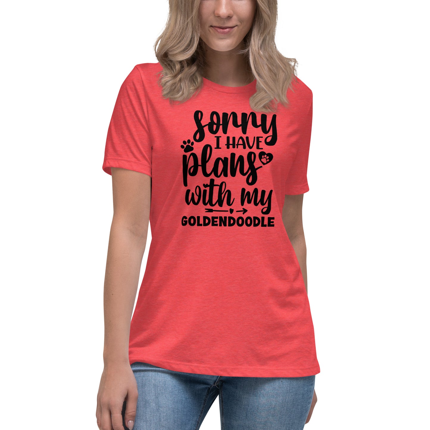 Plans with my Goldendoodle Women's Relaxed T Shirt