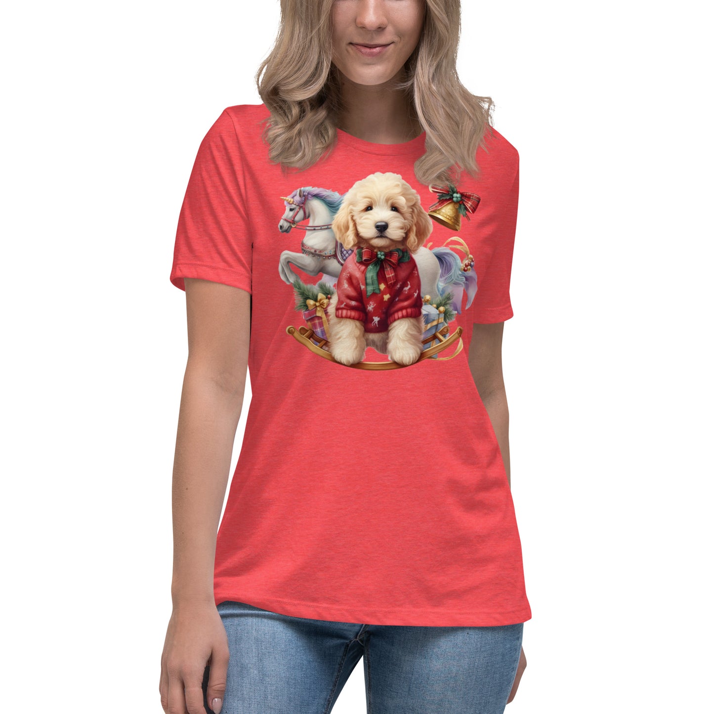 Christmas Doodle Women's Relaxed T Shirt