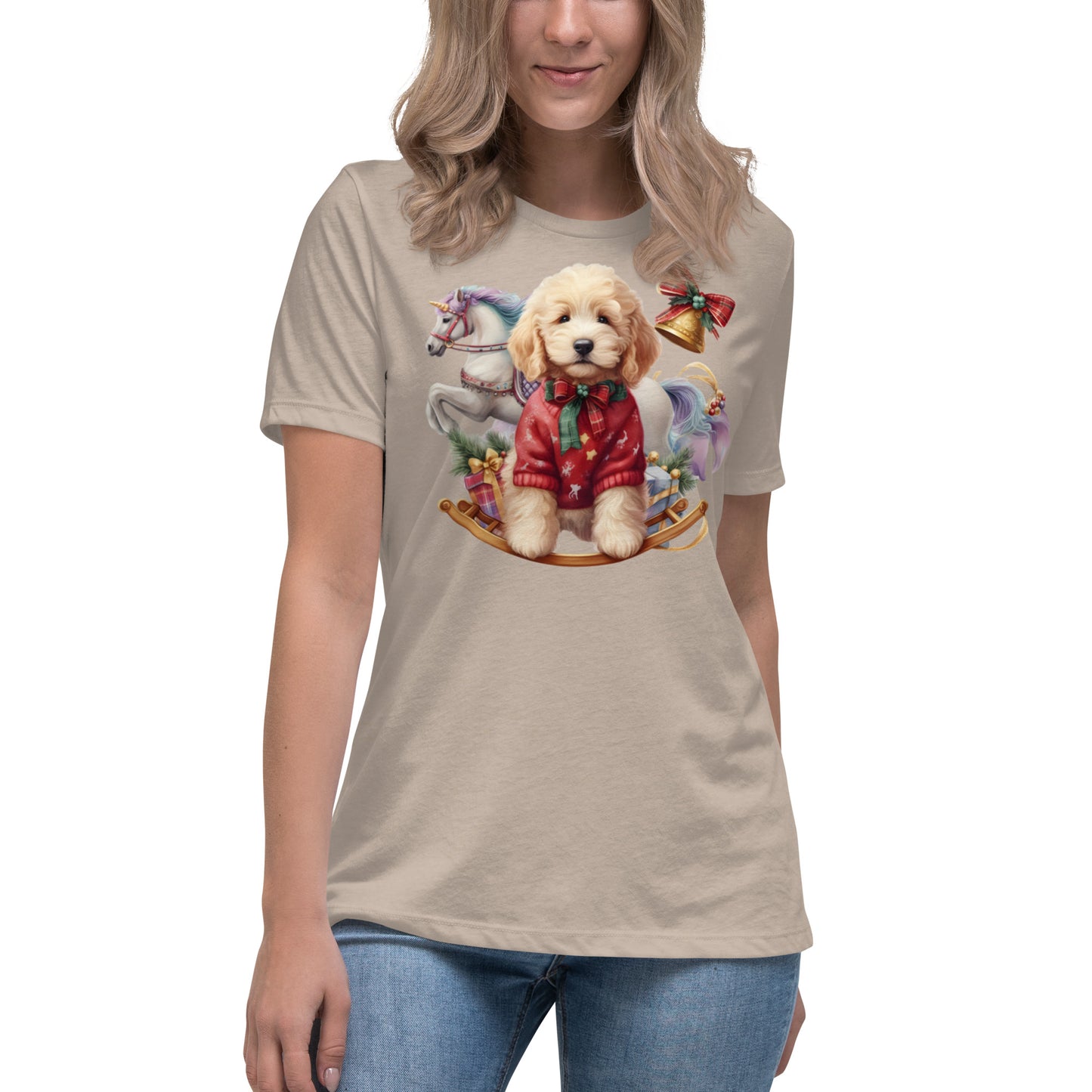 Christmas Doodle Women's Relaxed T Shirt