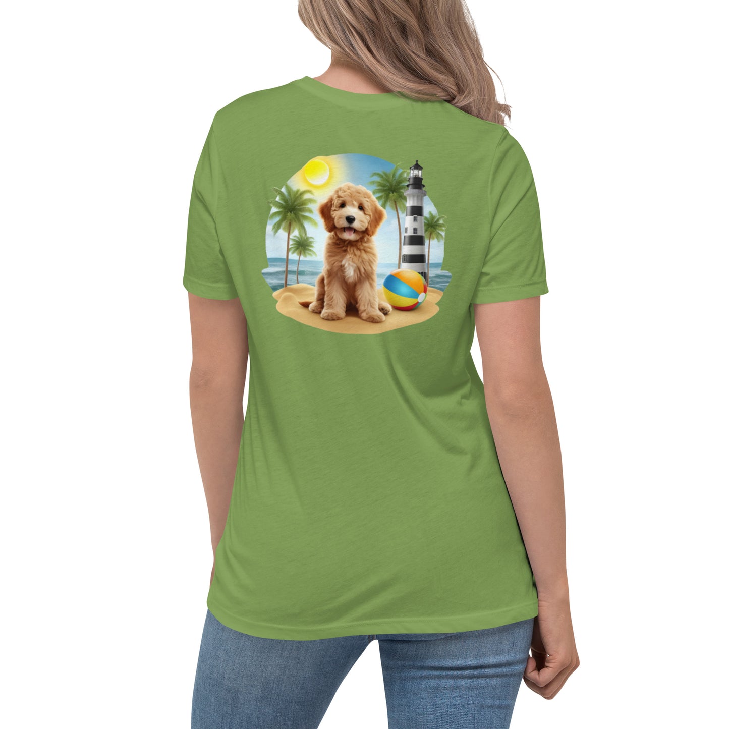 Lighthouse Doodle Women's Relaxed T Shirt