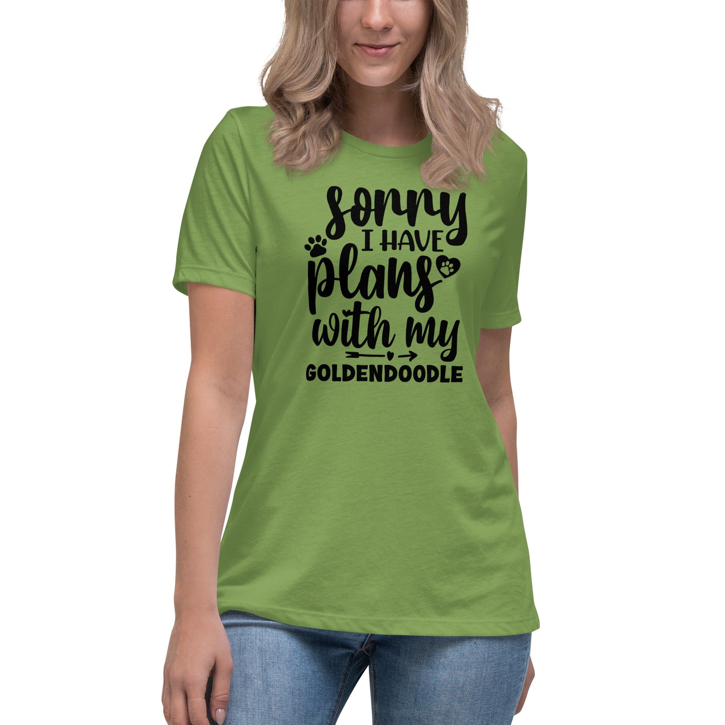 Plans with my Goldendoodle Women's Relaxed T Shirt