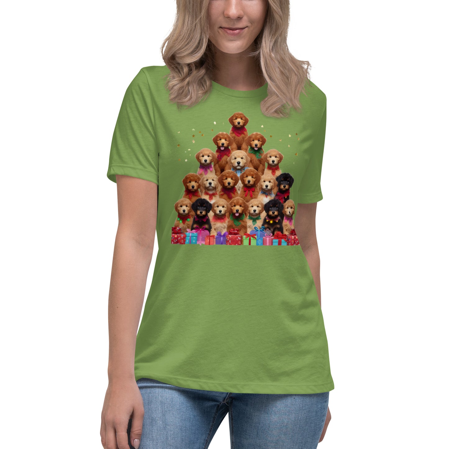 Christmas Tree Doodles Women's Relaxed T-Shirt