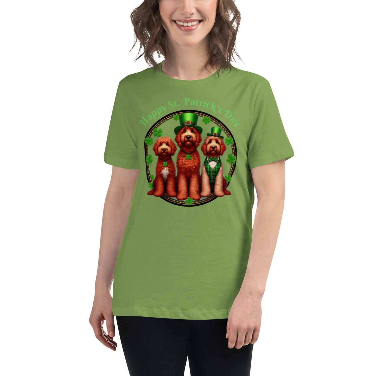 Doodle St. Patrick's Day - Bella Women's Relaxed T Shirt