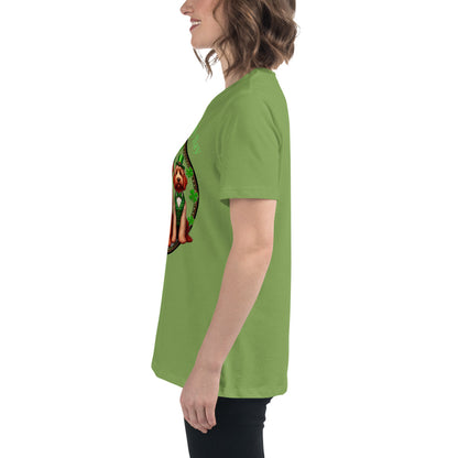 Doodle St. Patrick's Day - Bella Women's Relaxed T Shirt