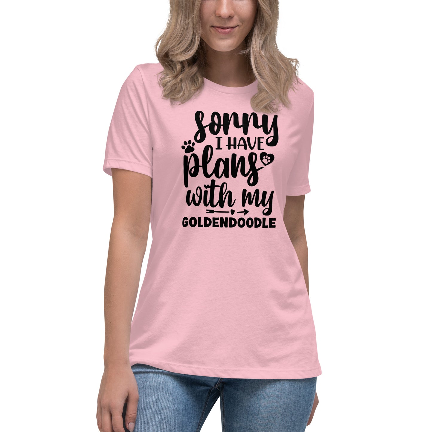 Plans with my Goldendoodle Women's Relaxed T Shirt