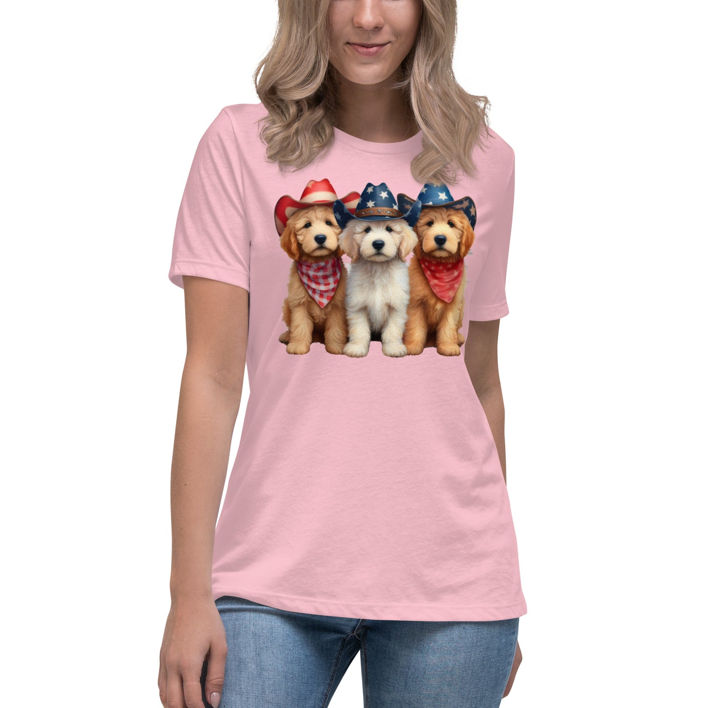 Patriotic Doodles Women's Relaxed T-Shirt