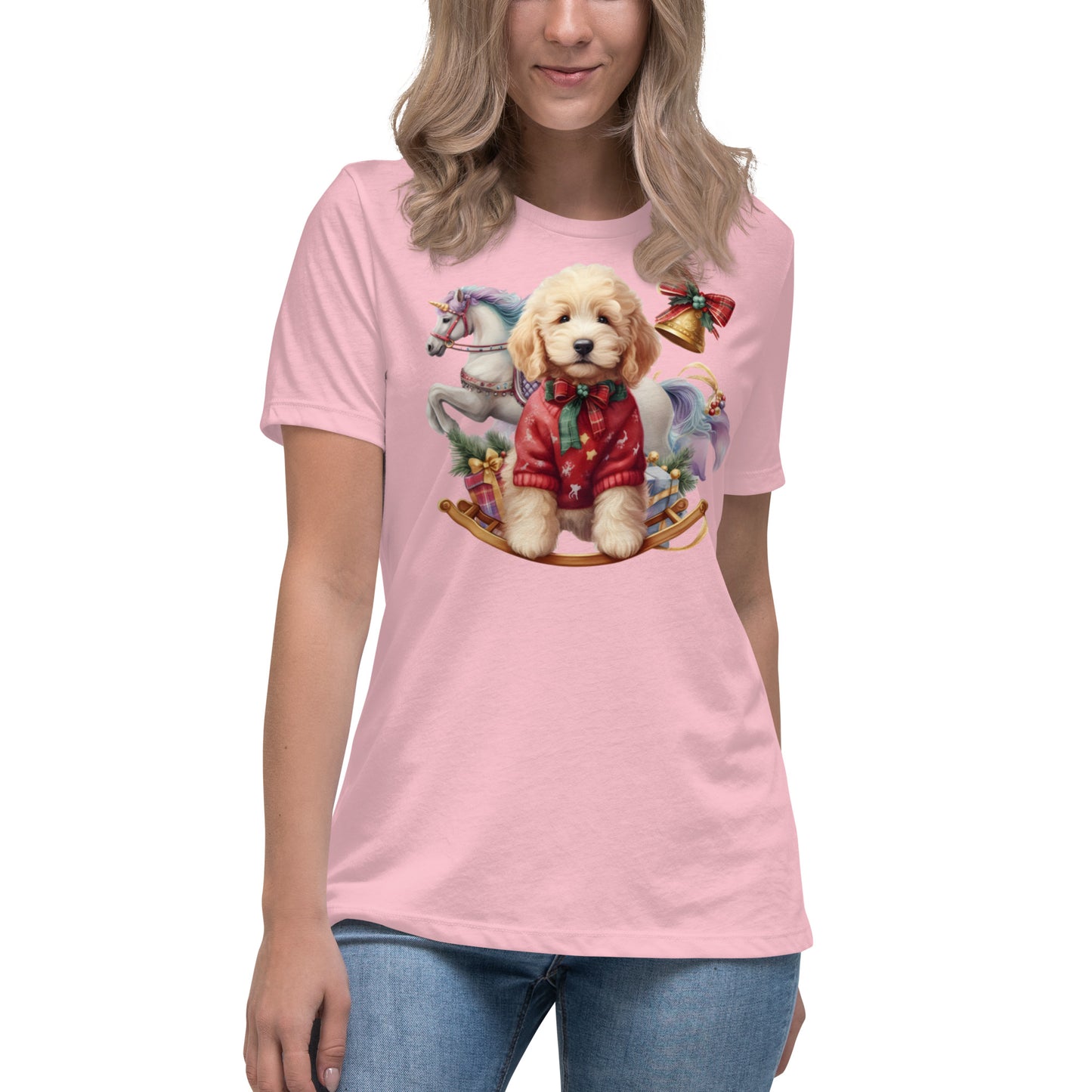 Christmas Doodle Women's Relaxed T Shirt