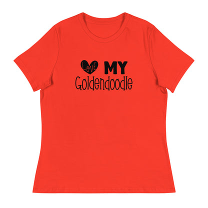 Love My Goldendoodle Women's Relaxed T Shirt