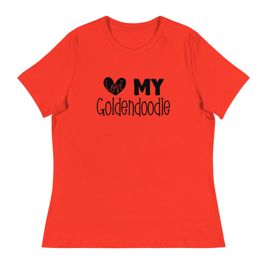 Love My Goldendoodle Women's Relaxed T Shirt