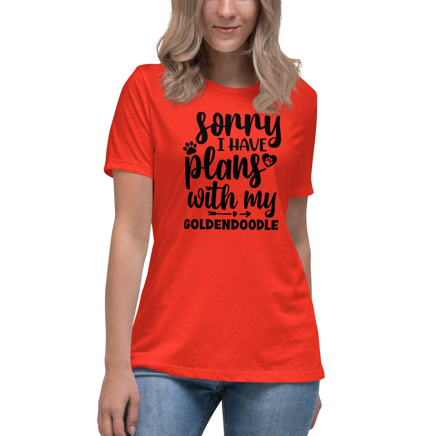 Plans with my Goldendoodle Women's Relaxed T Shirt