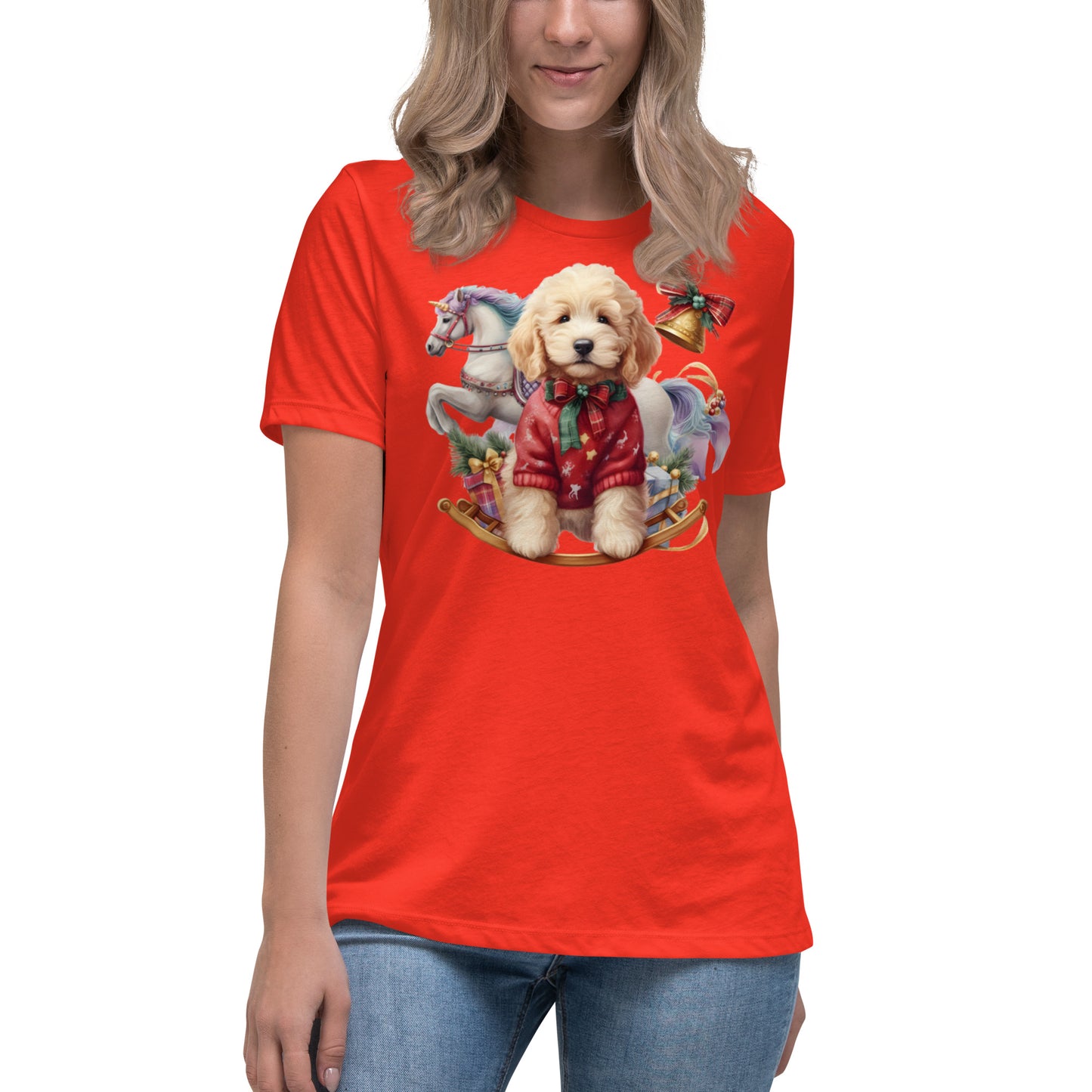 Christmas Doodle Women's Relaxed T Shirt