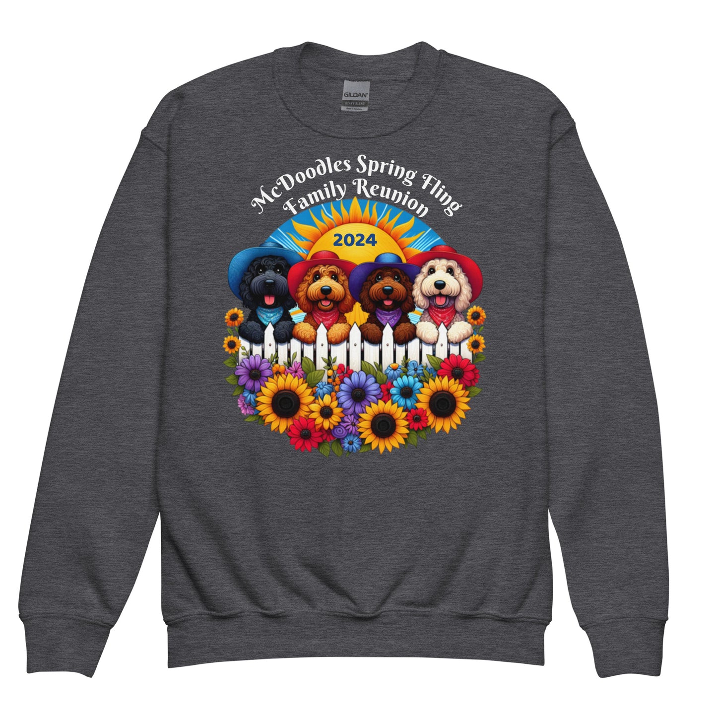 McDoodles Spring Fling Romp 2024 - Unisex Youth Sweatshirt