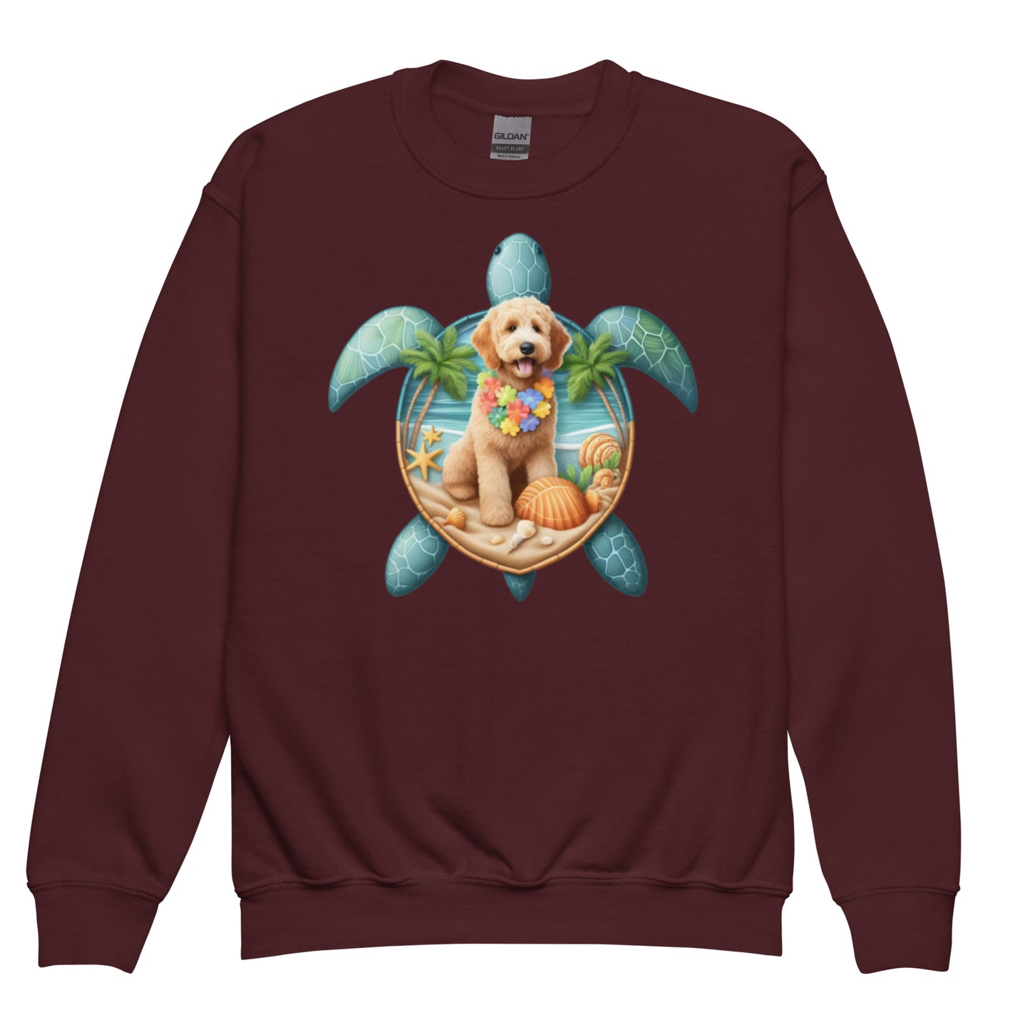 Sea Turtle Unisex Youth Unisex Crewneck Sweatshirt