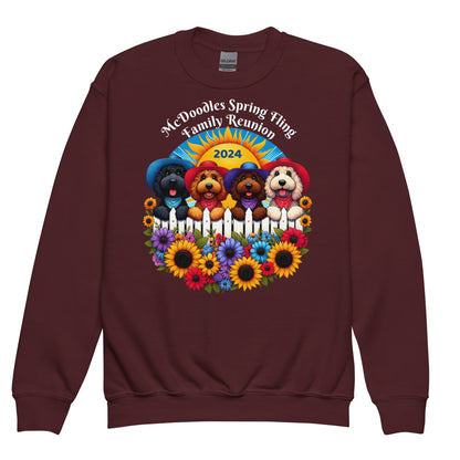 McDoodles Spring Fling Romp 2024 - Unisex Youth Sweatshirt