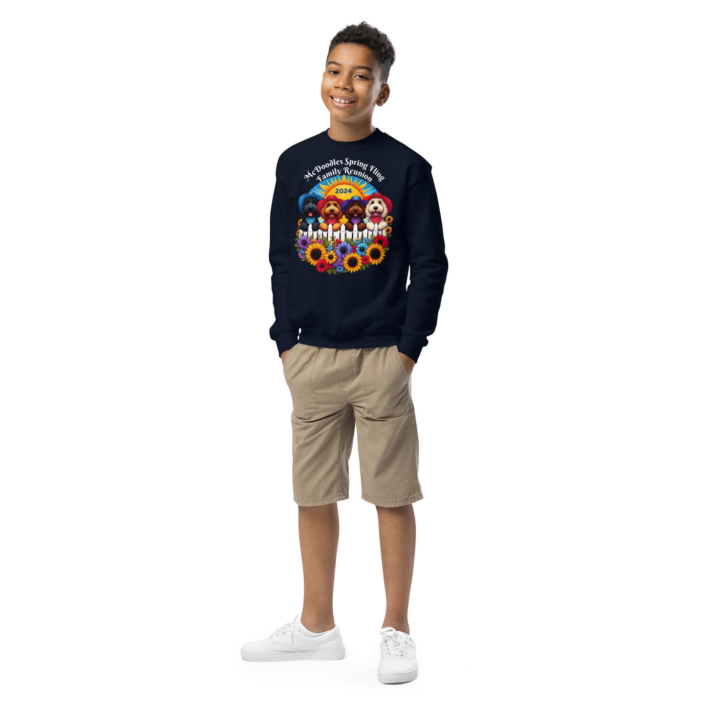 McDoodles Spring Fling Romp 2024 - Unisex Youth Sweatshirt