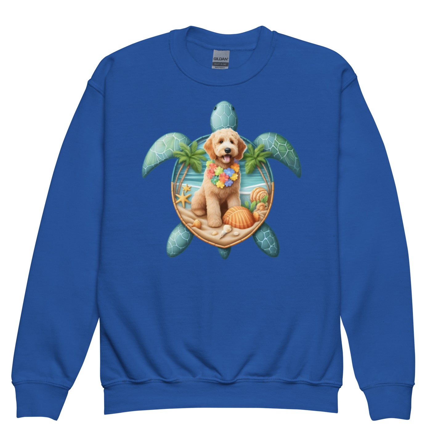 Sea Turtle Unisex Youth Unisex Crewneck Sweatshirt