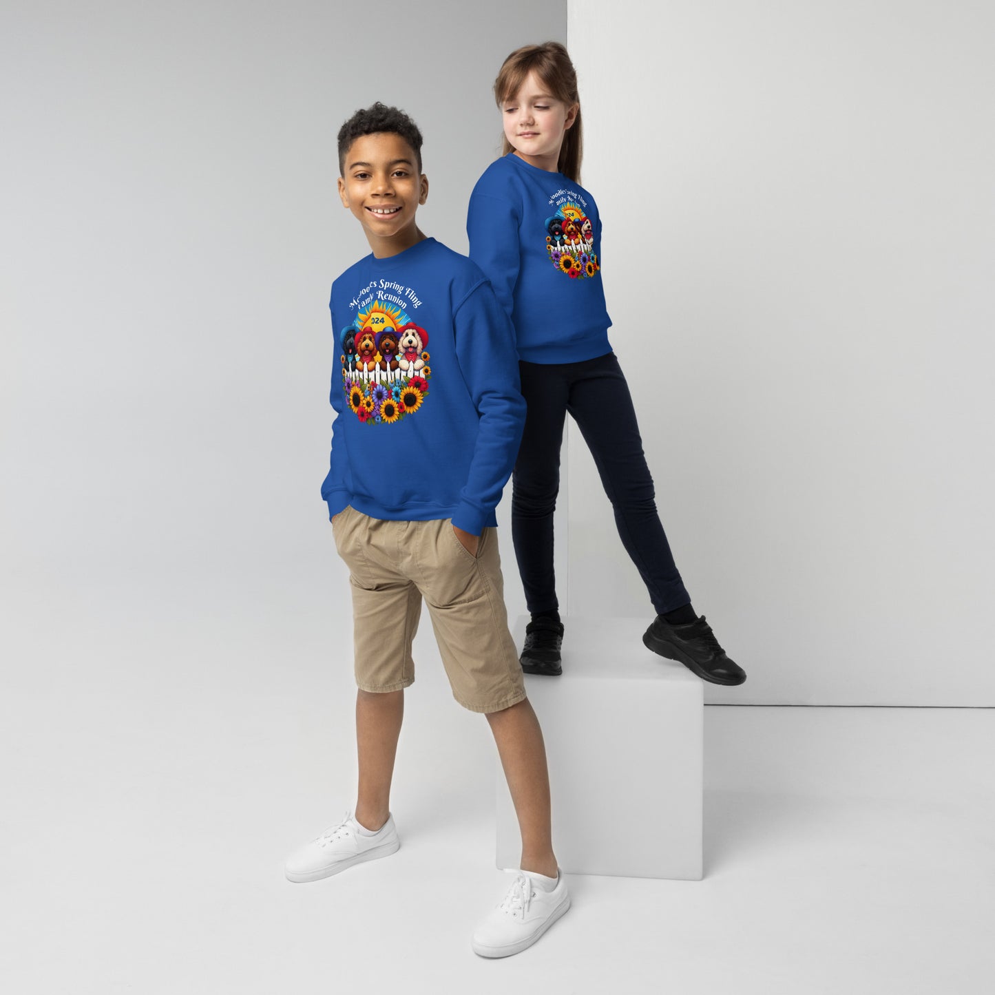 McDoodles Spring Fling Romp 2024 - Unisex Youth Sweatshirt