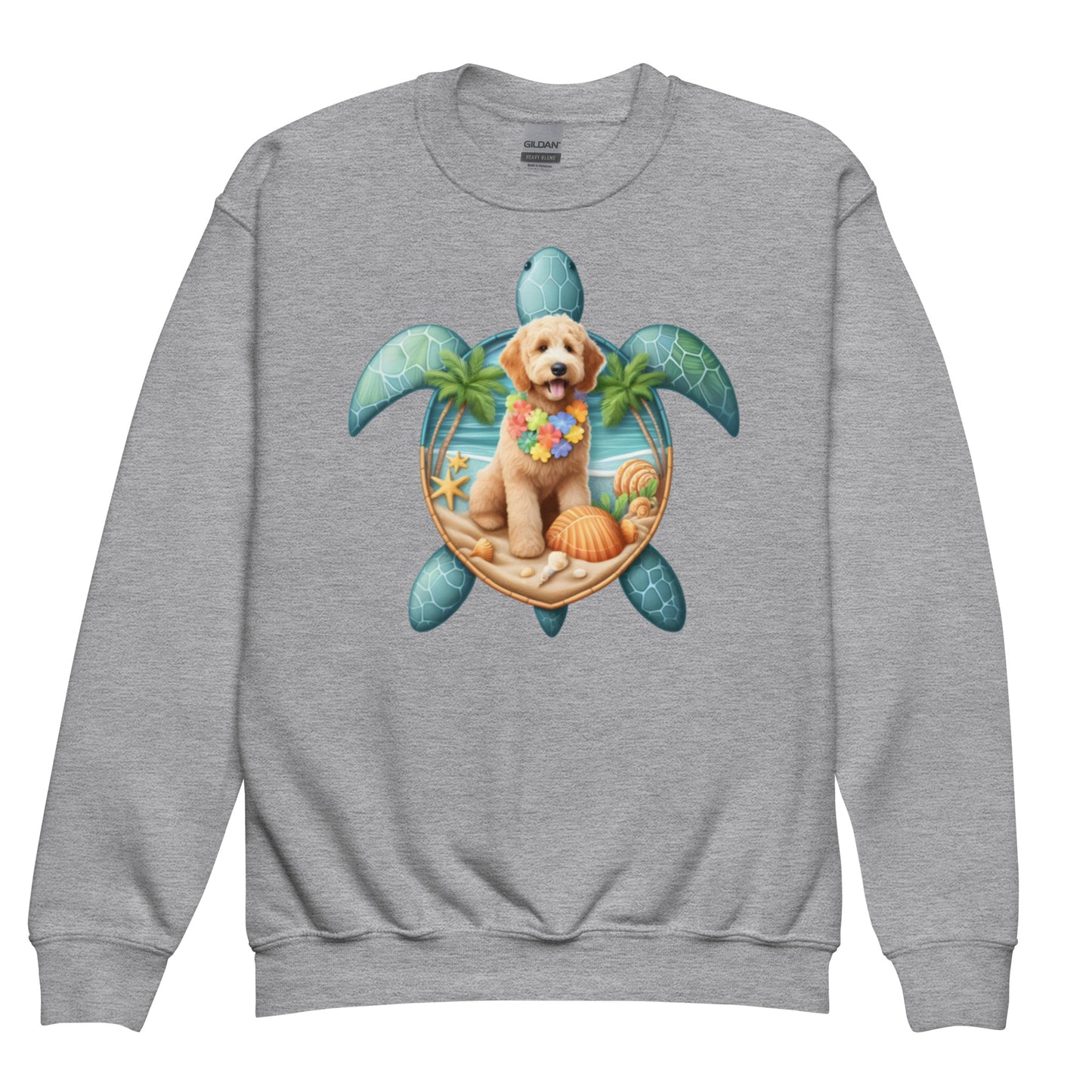 Sea Turtle Unisex Youth Unisex Crewneck Sweatshirt