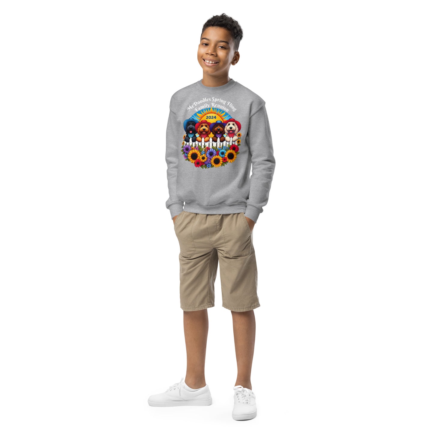 McDoodles Spring Fling Romp 2024 - Unisex Youth Sweatshirt