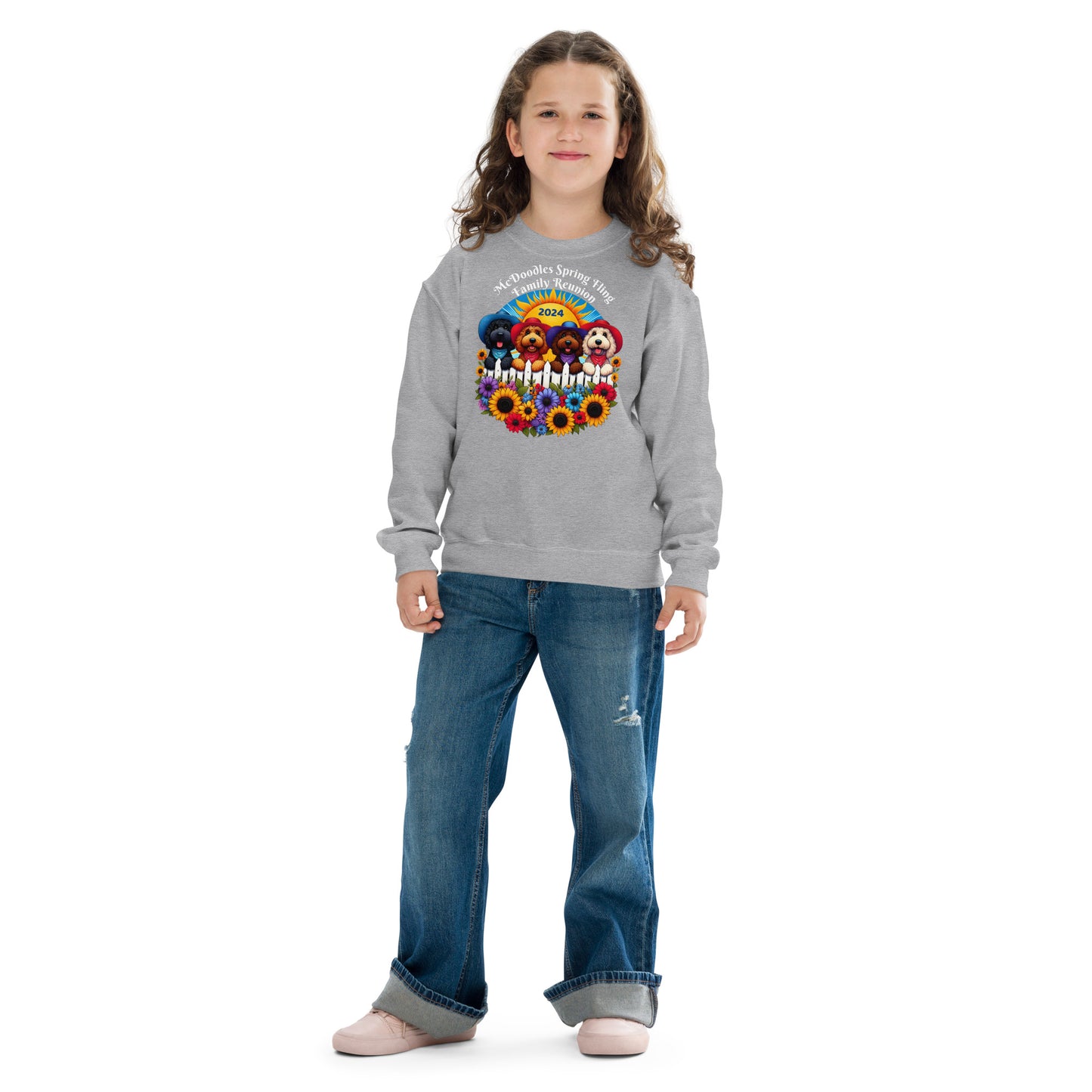 McDoodles Spring Fling Romp 2024 - Unisex Youth Sweatshirt