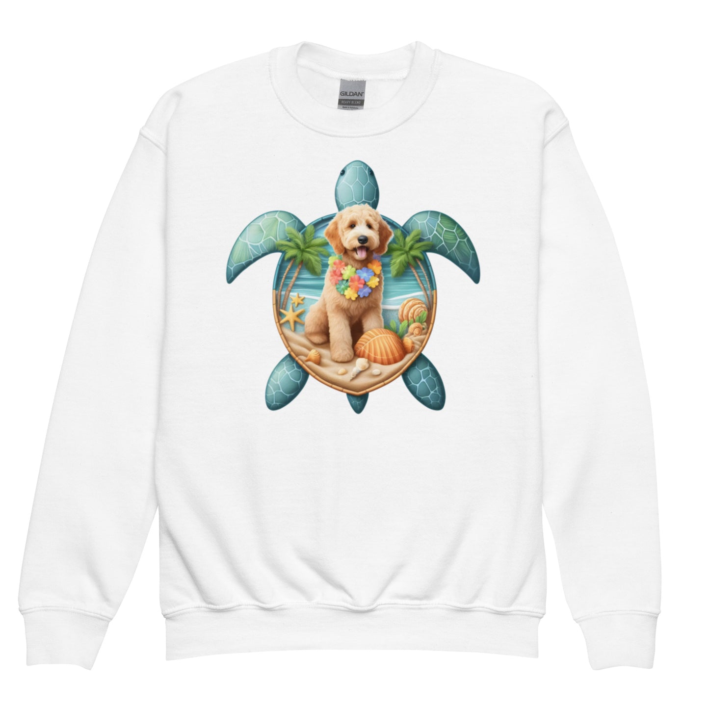 Sea Turtle Unisex Youth Unisex Crewneck Sweatshirt