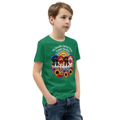 McDoodles Spring Fling Romp 2024 - Unisex Youth Short Sleeve T Shirt