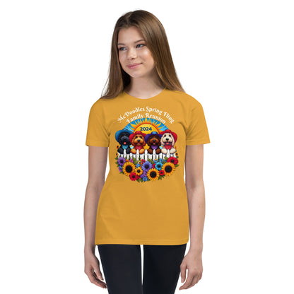 McDoodles Spring Fling Romp 2024 - Unisex Youth Short Sleeve T Shirt